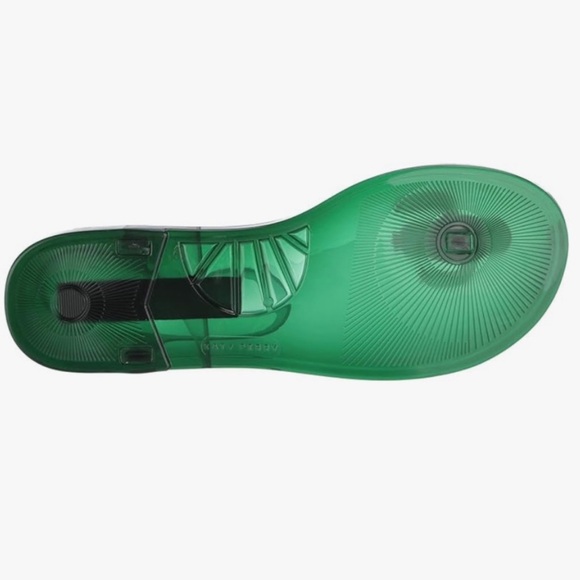 Katy Perry Womens The Geli Flat Sandals Green Cactus Cacti Jelly Shoe - Picture 6 of 14